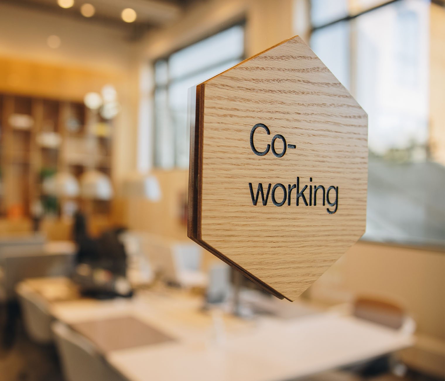 Atlas Support-Connected-flexpace-workspaces-Co-working office space sign board