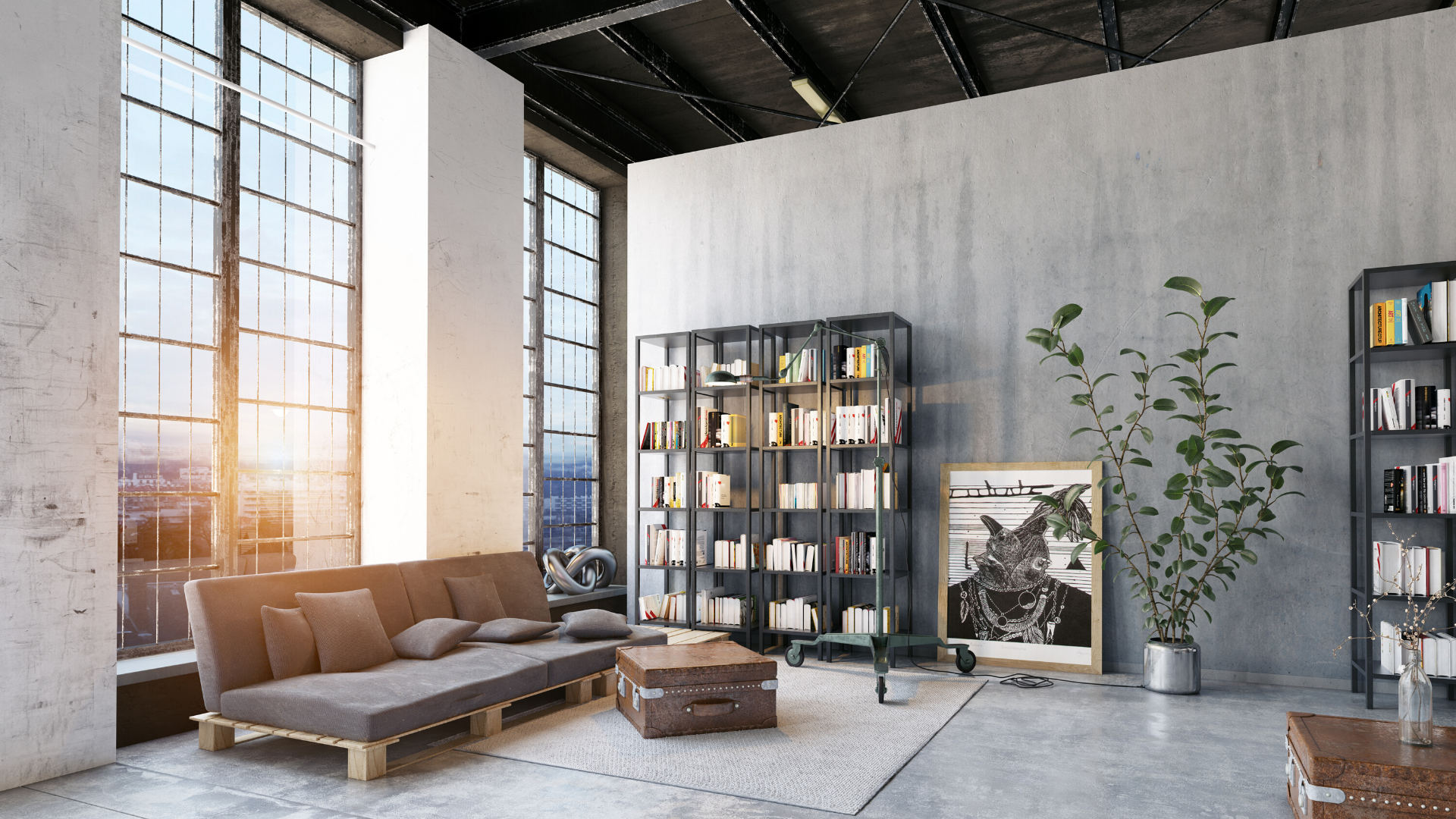 interior - modern loft 1