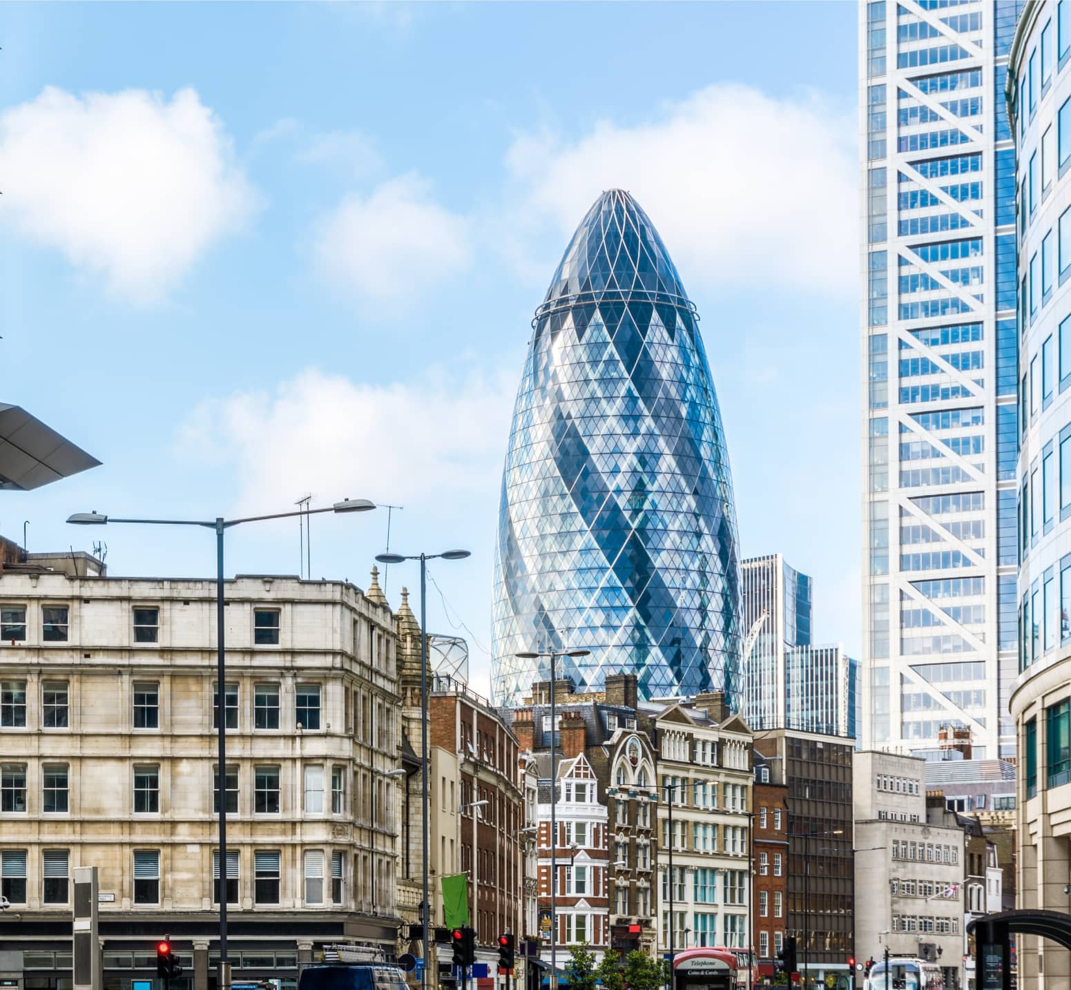Atlas Support Connected buildings, the Gherkin at 30 St Mary Axe